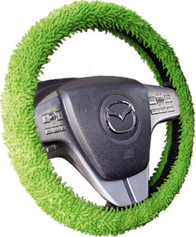 Оплётка на руль Hadar Rosen Fantasy (размер M, трикотаж, цвет ЗЕЛЕНЫЙ). Артикул 30230