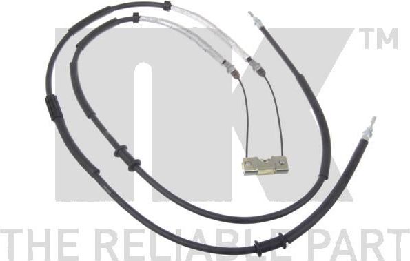 Трос ручника (тросик ручного тормоза) NK правый/левый для Opel Corsa D 2006-2007. Артикул 9036138