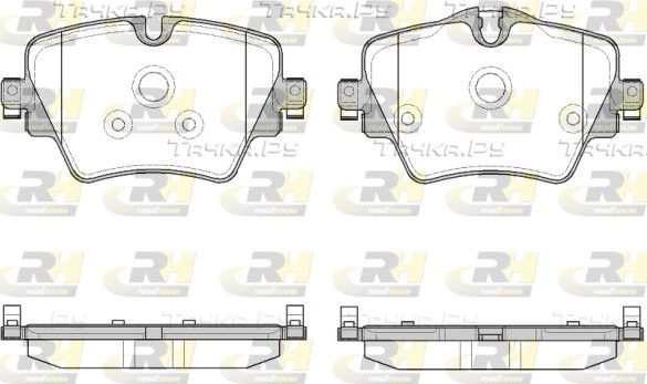 Тормозные колодки RoadHouse передние для BMW 5 VII (G30/G31) 2016-2020. Артикул 21625.08