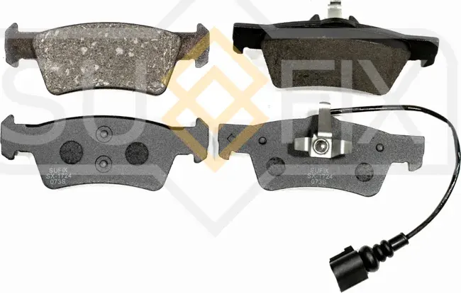 Колодки тормозные задние (Sufix). Артикул SX1724