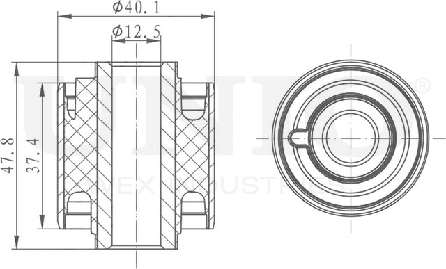 Сайлентблок поворотного кулака (Unio). Артикул RMP-20394
