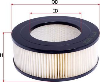 Воздушный фильтр Sakura. Артикул A-1101