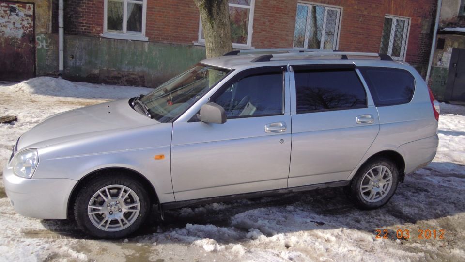 Дефлекторы Cobra Tuning для окон Lada Priora (2171) универсал 2009-2011. Артикул V0018