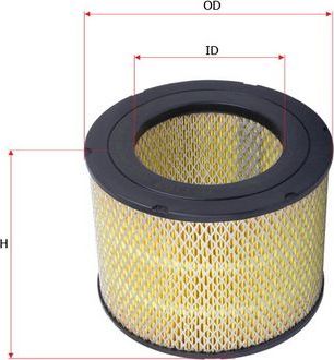 Воздушный фильтр Sakura. Артикул A-1163