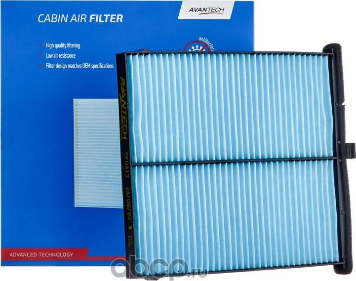 Фильтр салонный Avantech Avantech. Артикул CF0413