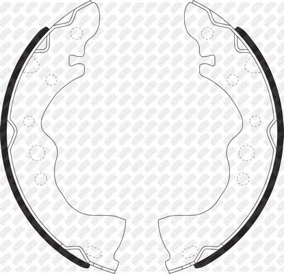 Тормозные колодки NiBK задние для Nissan Almera Classic I 2006-2013. Артикул FN0636