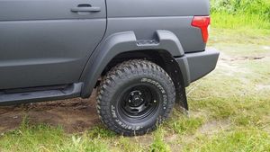 Расширитель колёсной арки АВС-Дизайн 105 мм задний левый (М) для УАЗ Патриот 2015-2026. Артикул ABC.UAZ.FFWA.002LM