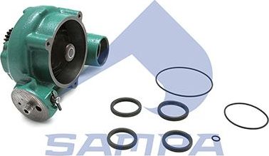 Помпа (водяной насос) Sampa для Volvo  FL12 1995-1998. Артикул 033.167