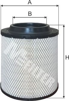 Воздушный фильтр MFilter для MAN TGM 2005-2026. Артикул A 888