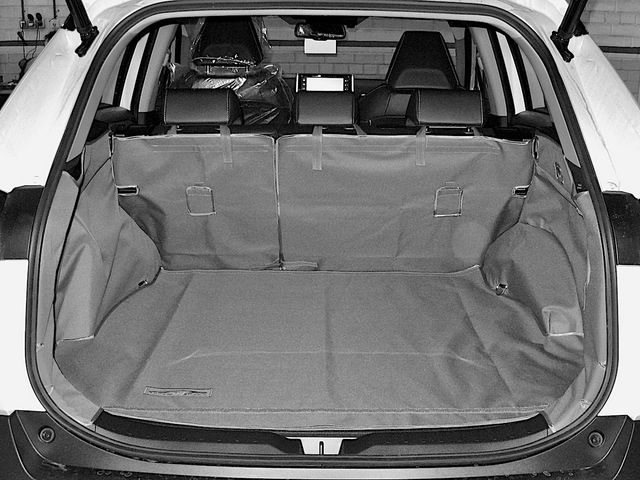 Защитный чехол AUTOSMSTUDIO "Maxi" в багажник автомобиля для Toyota RAV4 V ХА50 2019-2026, серый. Артикул TP-RAV4(XA50)-MAXI-GR