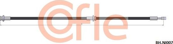 Тормозной шланг Cofle. Артикул 92.BH.NI007
