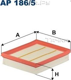 Воздушный фильтр Filtron. Артикул AP 186/5