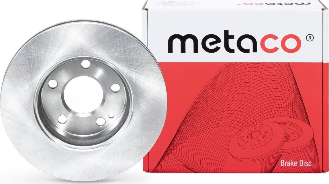 Диск тормозной передний вентилируемый (Metaco). Артикул 3050421