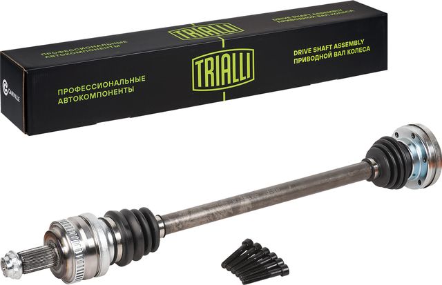 Полуось (привод в сборе, приводной вал) Trialli задняя правая для BMW 1 I (E81/E82/E87/E88) 2004-2012. Артикул AR 2610