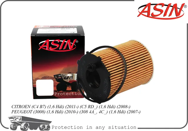 Фильтр масляный (Asin). Артикул ASINHD227