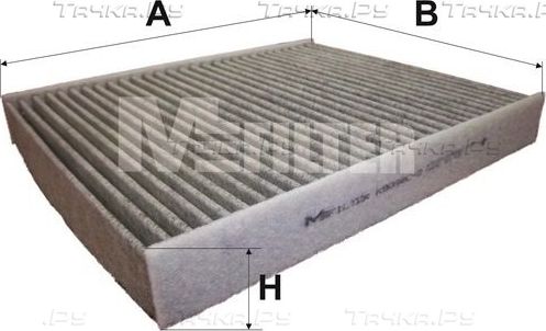 Салонный фильтр MFilter для BMW 6 III (F06/F13/F12) 2010-2018. Артикул K 9094C-2