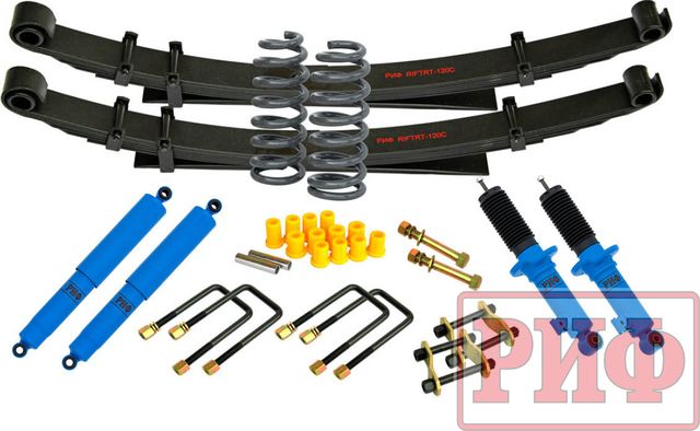 Лифт-комплект РИФ арктический жесткий для Mitsubishi L200 2005-2015, лифт 40 мм. Артикул RIF-TRT-C-Arc