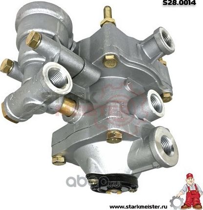 Клапан управления прицепа (Wabco 973 002 521 0) Multibrand Trailer Universal,Ive (Starkmeister). Артикул S280014