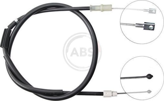 Трос ручника (тросик ручного тормоза) ABS задний правый/левый для Volkswagen Crafter I 2006-2016. Артикул K13406