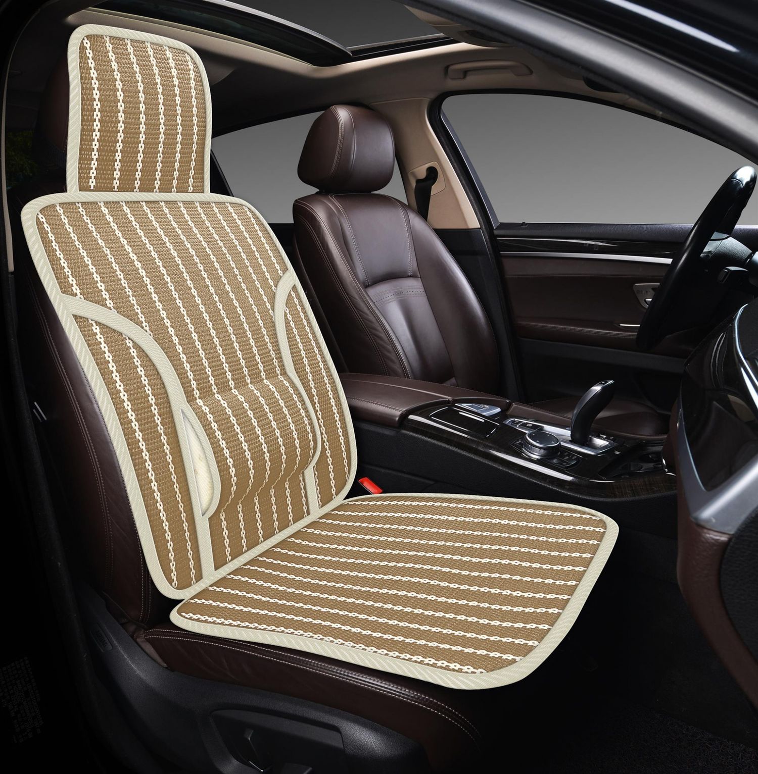 Накидка массажная PSV P2004 плетенный бамбук (Бежевый). Артикул 132754