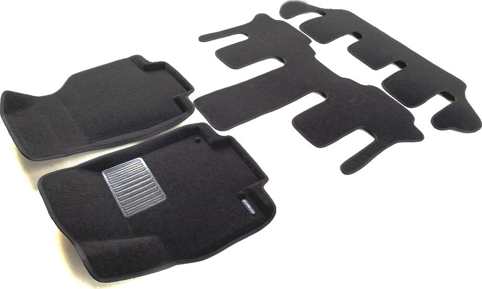 Коврики текстильные Euromat 3D Business для салона GAC GN 325T (3 ряд) 2020-2026. Артикул EMC3D-001430