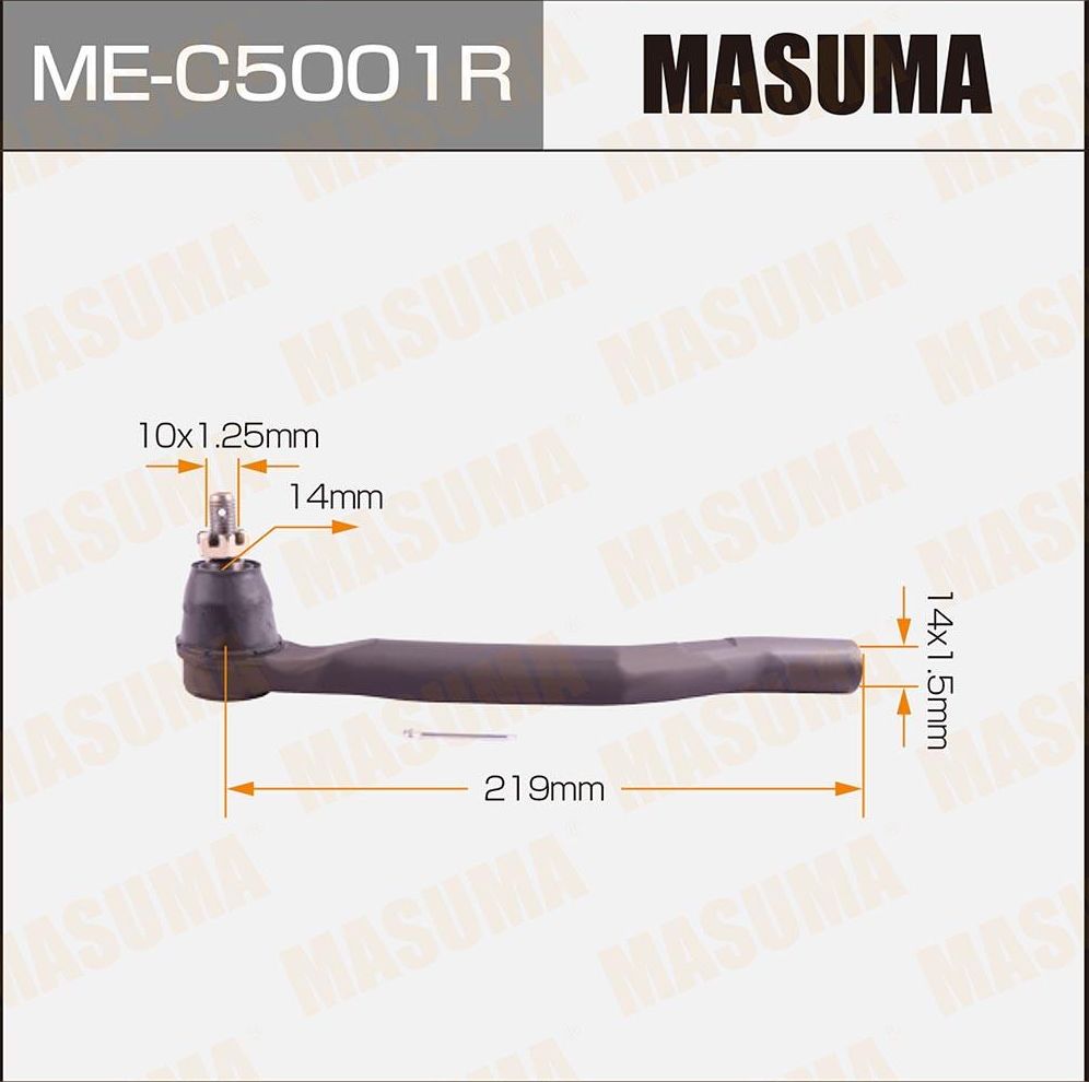 Наконечник рулевой тяги Masuma. Артикул ME-C5001R