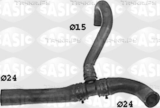 Патрубок радиатора (системы охлаждения) Sasic. Артикул SWH6782