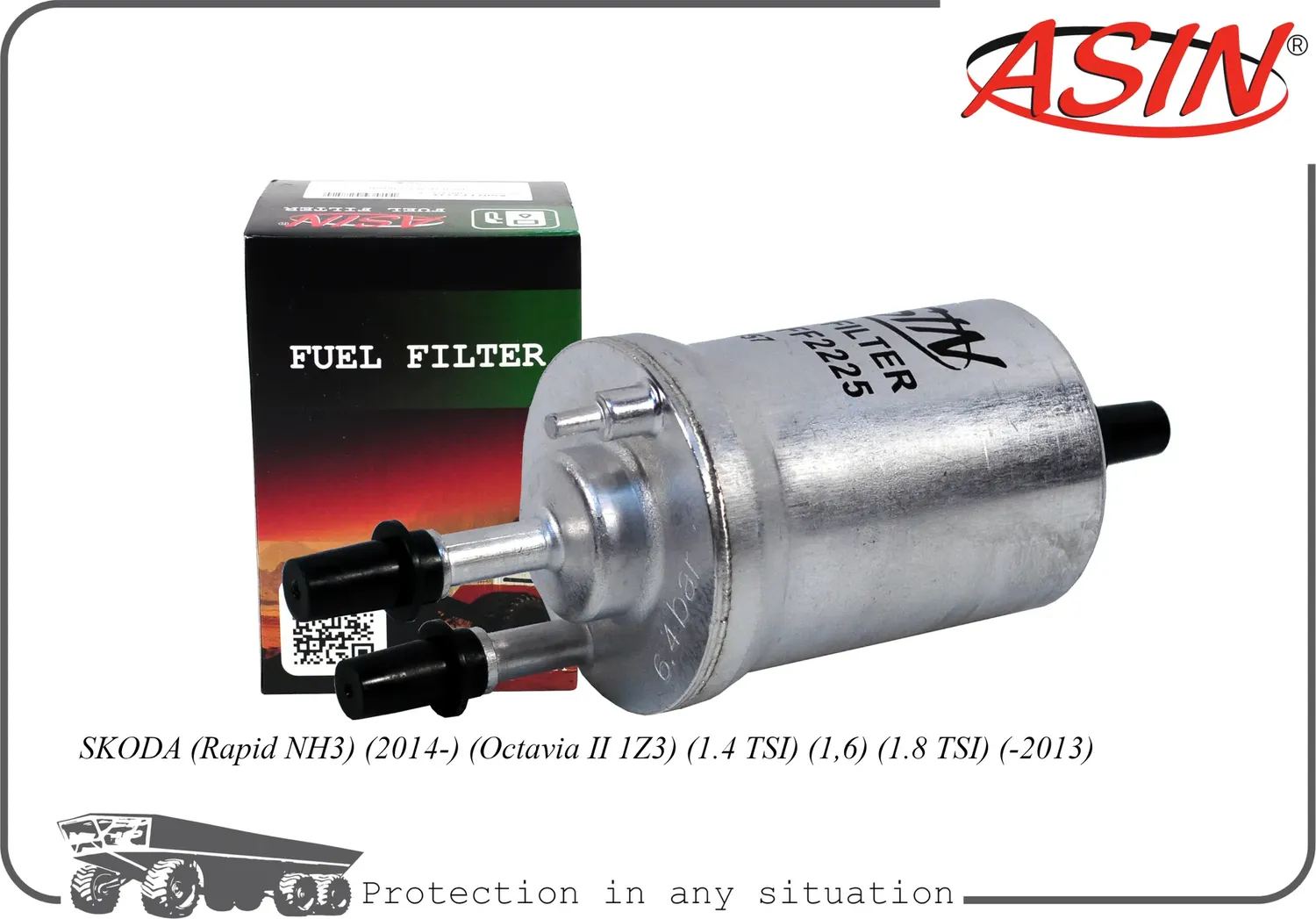 Фильтр топливный (Asin). Артикул ASINFF2225