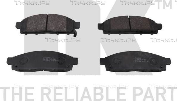 Тормозные колодки NK передние для Mitsubishi L200 IV 2005-2015. Артикул 223033