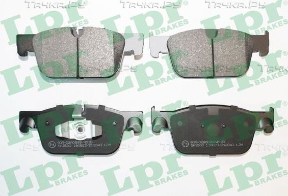 Тормозные колодки LPR для Volvo S60 III 2019-2026. Артикул 05P2043