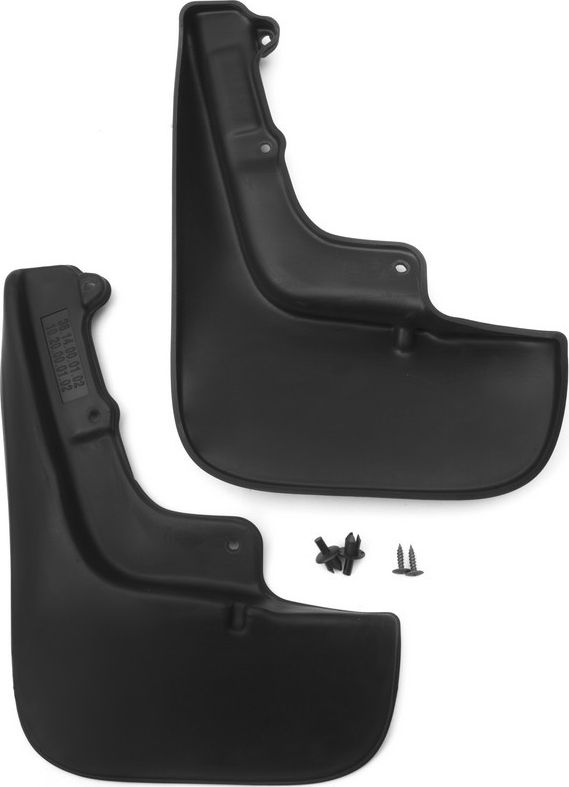 Брызговики Frosch (в пакете) передняя пара для Peugeot Boxer II 2006-2026 (для авто с расширителем арок). Артикул NLF.38.14.F18