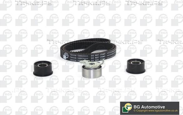 Ремень ГРМ с роликами (комплект) BGA для Daewoo Evanda 2002-2005. Артикул TB9508K