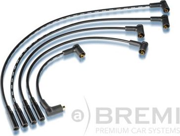 Высоковольтные провода (провода зажигания) (комплект) Bremi для ВАЗ Samara (2108, 2109, 2113, 2114) 1986-2006. Артикул 600/527