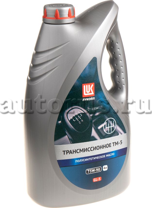Масло трансмиссионное ТМ5-18 GL-5 75W90 п/синт.4л ЛУКОЙЛ (Lukoil). Артикул 19545