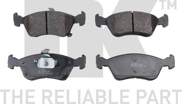 Тормозные колодки NK. Артикул 224546