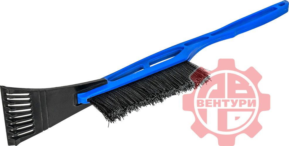 Щетка для снега China со скребком 430 мм, Синяя. Артикул 2505