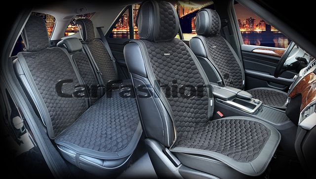 Накидки универсальные CarFashion Capri Plus для авто, цвет Черный/Черный/Черный. Артикул 22241