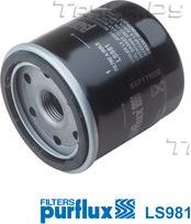 Масляный фильтр Purflux для UZ-Daewoo Gentra 2013-2026. Артикул LS981
