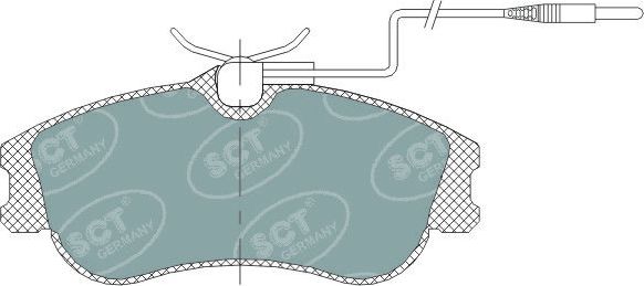 Тормозные колодки SCT-Germany. Артикул SP 313 PR