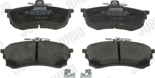 Тормозные колодки Jurid передние для Mitsubishi Carisma I 1995-2006. Артикул 571942J