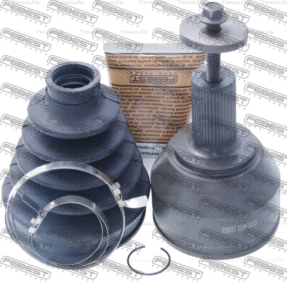 Шрус наружный (граната) Febest передний для Volvo S40 II 2004-2012. Артикул 2110-CA223
