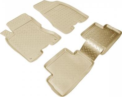 Коврики Норпласт для салона Nissan X-Trail T31 2007-2014. БЕЖЕВЫЕ. Артикул NPL-Po-61-81Beige