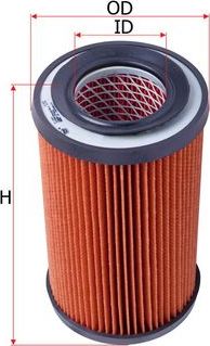 Воздушный фильтр Sakura. Артикул A-1853