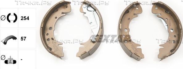 Тормозные колодки Textar задние для Hyundai Santa Fe I 2001-2006. Артикул 91070400
