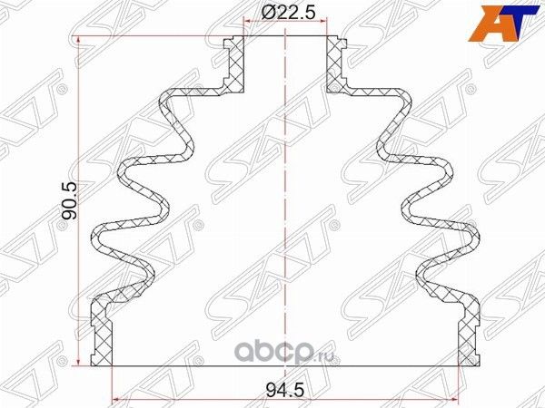 Пыльник шруса NISSAN CEFIRO A32,A33 94-06TERRANO (SAT). Артикул C1096