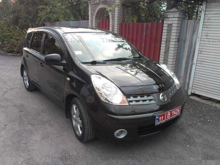 Дефлектор VT52 для капота Nissan Note I E11 2005-2008. Артикул NS11VT