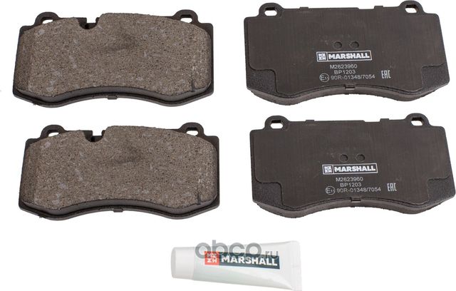 Колодки тормозные дисковые передние (Marshall). Артикул M2623960