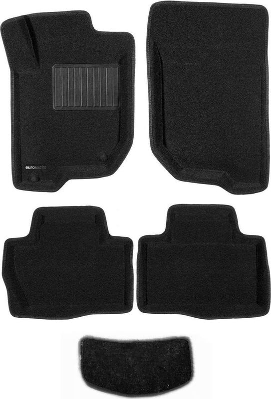 Коврики текстильные Euromat 3D Business для салона Mitsubishi Pajero Sport III (импорт из ОАЭ) 2019-2026. Артикул EMC3D-003602