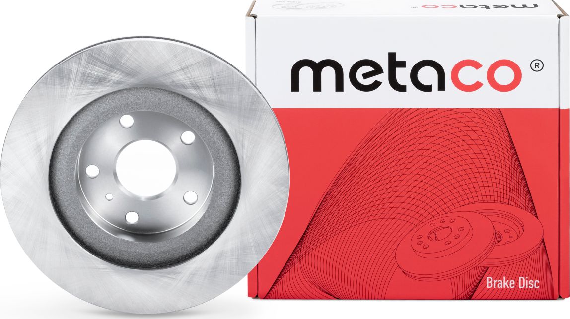 Диск тормозной передний вентилируемый (Metaco). Артикул 3050470