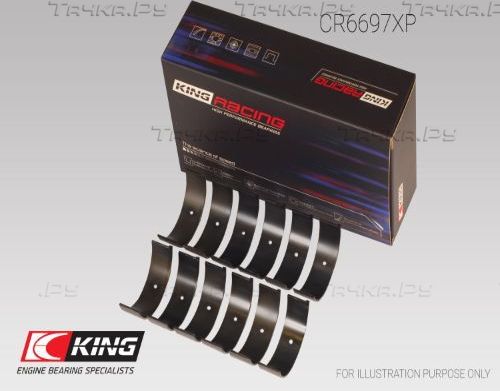 Вкладыши шатунные King для Nissan Skyline IX (R33) 1994-2000. Артикул CR6697XP